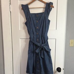 Talbots Blue Denim Dress with Belt